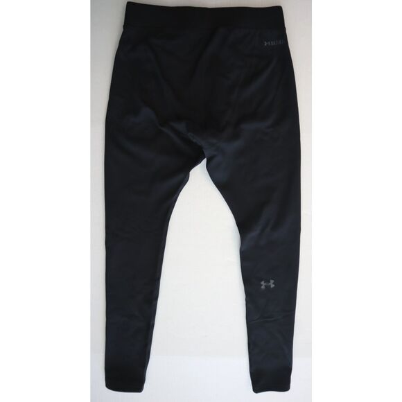 Under Armour 1343246 Men's Sz XL Black ColdGear Base 3.0 Base Layer Tights - Picture 2 of 7